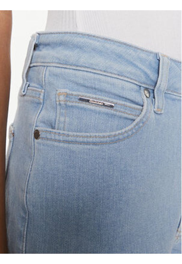 Calvin Klein Jeansy K20K206578 Błękitny Slim Fit. Kolor: niebieski