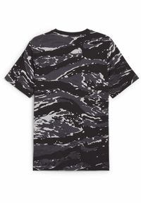 Puma - Męska koszulka z grafiką ESS+ CAMO PUMA Black. Kolor: czarny