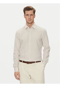 JOOP! Jeans Koszula 15 JJSH-92Hanson2K-W 30045977 Beżowy Regular Fit. Kolor: beżowy. Materiał: bawełna