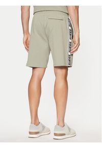 Guess Szorty sportowe Z2YD02 K6ZS1 Zielony Loose Fit. Kolor: zielony. Materiał: bawełna. Styl: sportowy #3