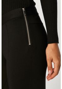 Vero Moda - Spodnie. Kolor: czarny. Materiał: nylon, wiskoza, dzianina, elastan. Wzór: gładki #4