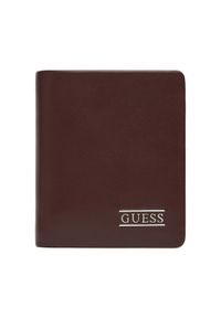 Guess Duży Portfel Męski SMNEBR LEA22 Brązowy. Kolor: brązowy. Materiał: skóra