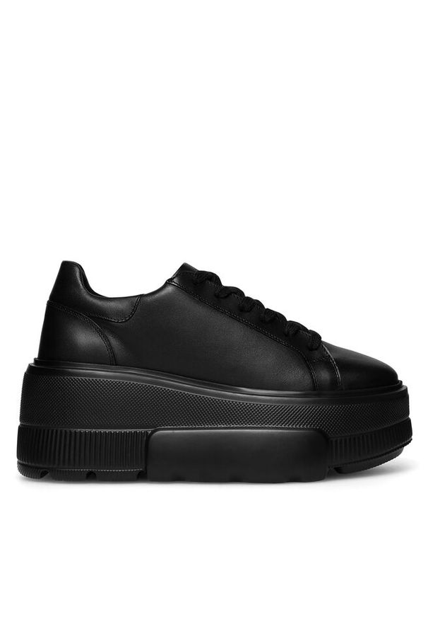 Półbuty Badura. Kolor: czarny