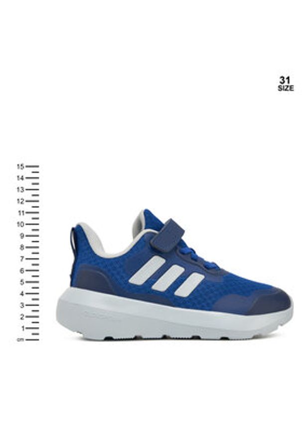 Adidas - adidas Sneakersy Fortarun 3 JI2189 Granatowy. Kolor: niebieski. Materiał: materiał