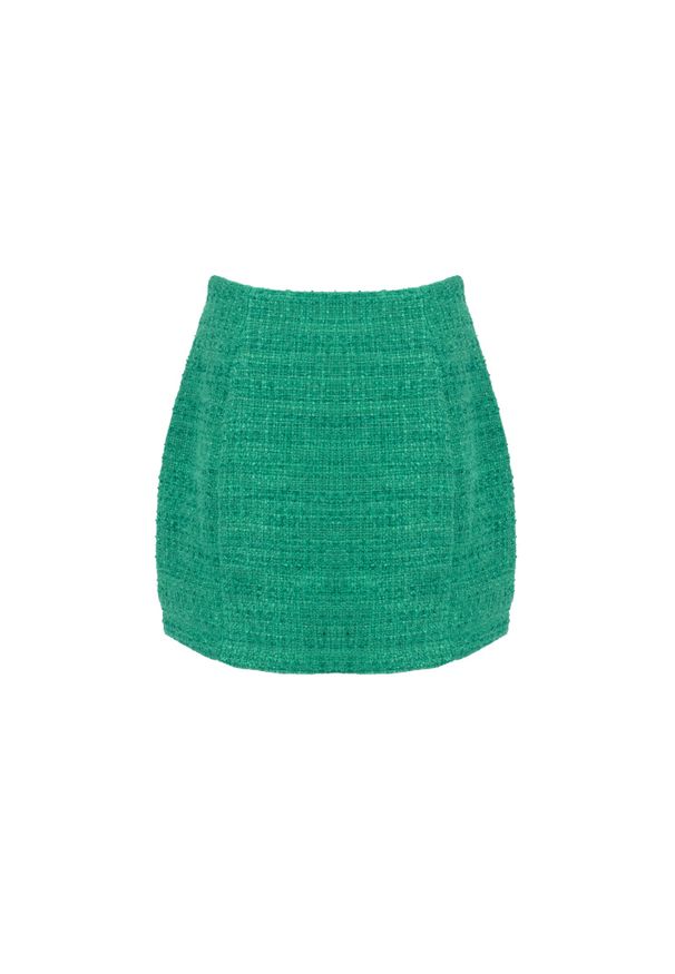 Guess Spódnica "Dianne" | Q3GD32WFGM0 | Kobieta | Zielony. Kolor: zielony. Materiał: poliester. Długość: krótkie. Styl: elegancki, klasyczny