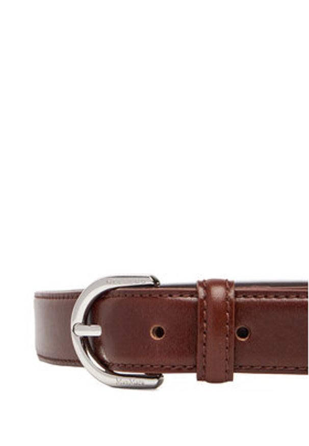 Weekend Max Mara Pasek Damski Udine 2525506044600 Brązowy. Kolor: brązowy. Materiał: skóra