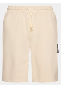 Richmond X Szorty sportowe Ceylan UMP24007BE Beżowy Regular Fit. Kolor: beżowy. Materiał: bawełna. Styl: sportowy #1