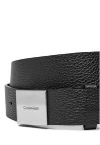 Calvin Klein Pasek Damski Commercial Hw Logo Belt 3.0_Pbl K60K612867 Czarny. Kolor: czarny. Materiał: skóra