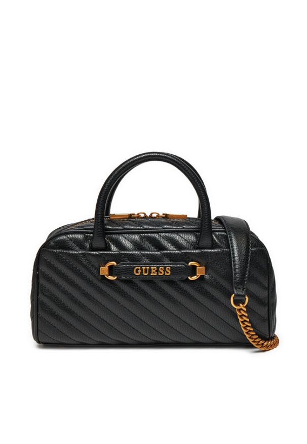 Guess Torebka HWQB94 95080 Czarny. Kolor: czarny. Materiał: skórzane