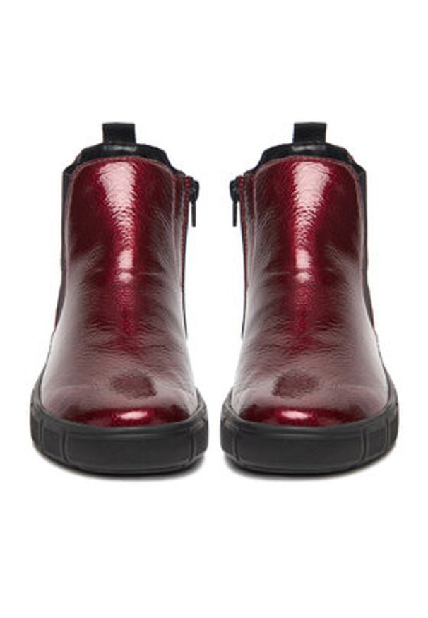 Remonte Botki CEO-D1T71-33 Bordowy. Kolor: czerwony. Materiał: materiał, syntetyk