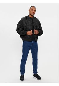 Calvin Klein Jeans Kurtka bomber Logo Aop J30J324658 Czarny Oversize. Kolor: czarny. Materiał: syntetyk #6