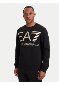 EA7 Emporio Armani Bluza 7M002201 AF27189 MC004 Czarny Regular Fit. Kolor: czarny. Materiał: bawełna #1