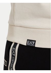 EA7 Emporio Armani Bluza 7M002201 AF27189 U1079 Beżowy Regular Fit. Kolor: beżowy. Materiał: bawełna #4