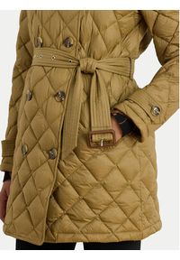 Lauren Ralph Lauren - LAUREN RALPH LAUREN Kurtka puchowa 297979514002 Brązowy Straight Fit. Kolor: brązowy. Materiał: syntetyk #4