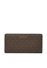 MICHAEL Michael Kors Duży Portfel Damski Bryant 32S5GYTP3B Brązowy. Kolor: brązowy. Materiał: skóra
