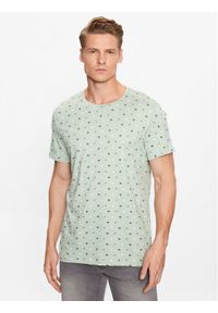 Blend T-Shirt 20715325 Zielony Regular Fit. Kolor: zielony. Materiał: bawełna