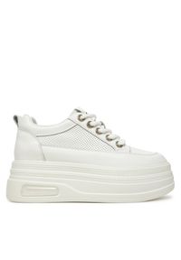 Sneakersy GOE. Kolor: biały