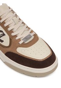 Karl Lagerfeld - KARL LAGERFELD Sneakersy Kourtney KL53026 Brązowy. Kolor: brązowy. Materiał: skóra, zamsz #2