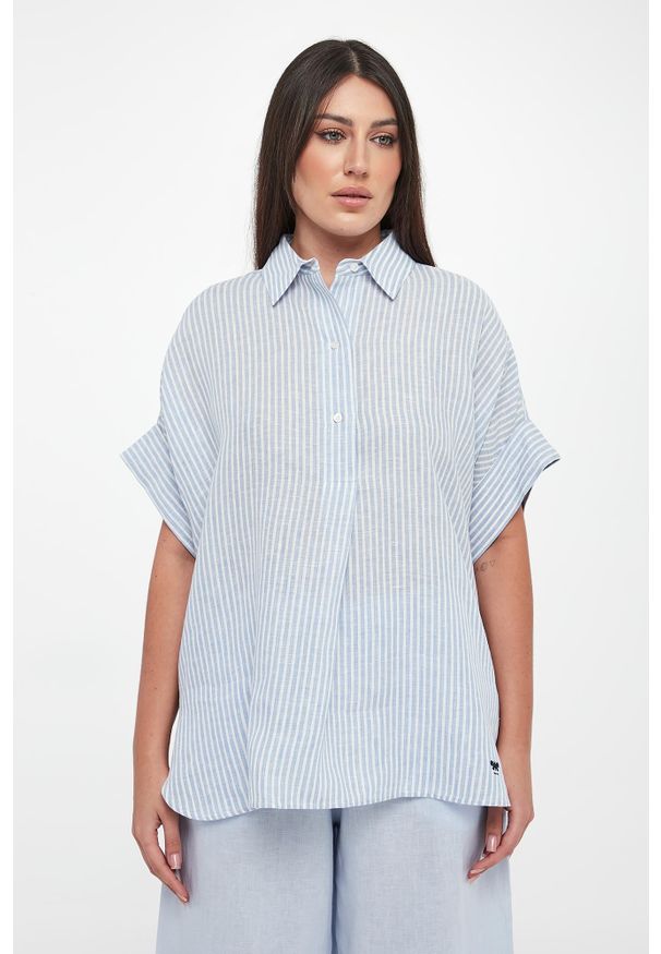 Weekend Max Mara - Koszula damska lniana Verve WEEKEND MAX MARA. Materiał: len