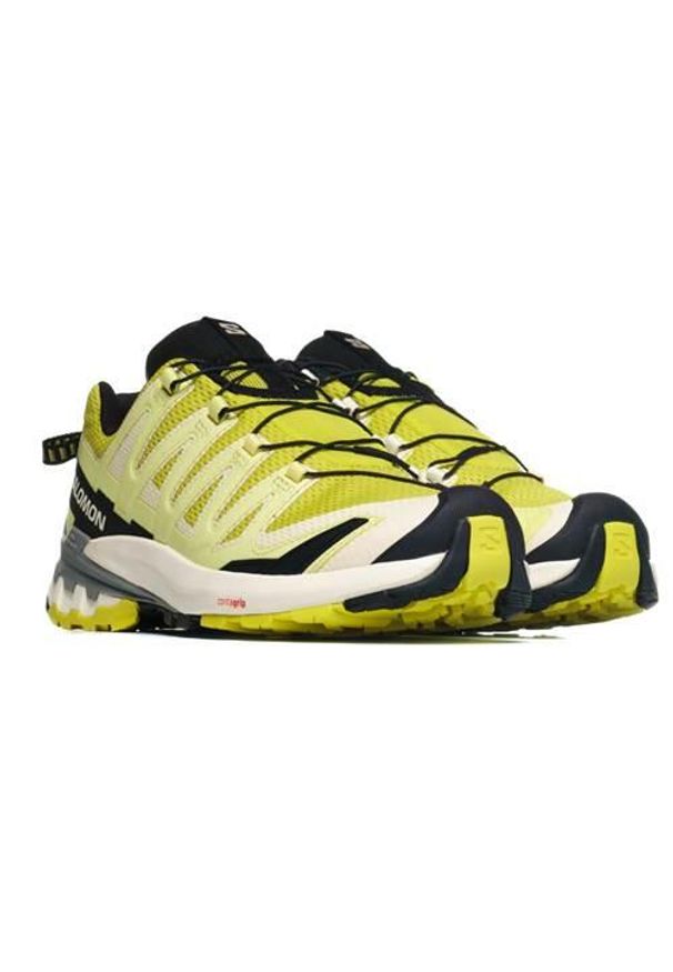 salomon - Buty do biegania męskie Salomon L47463100. Kolor: beżowy, wielokolorowy. Materiał: syntetyk, materiał. Szerokość cholewki: normalna