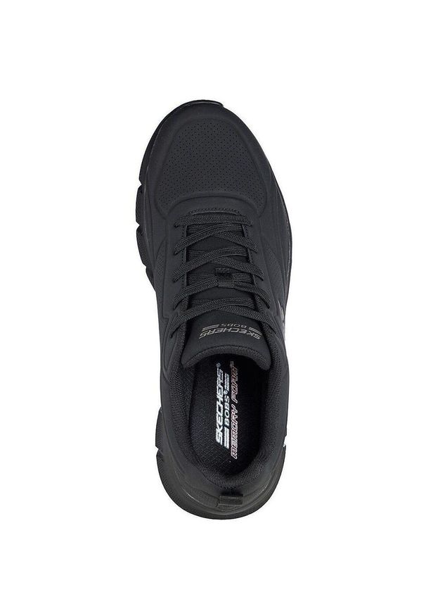 skechers - Adidasy Skechers Bobs B Flex - Arctic Edge, Mężczyźni. Kolor: czarny. Materiał: materiał. Sport: fitness
