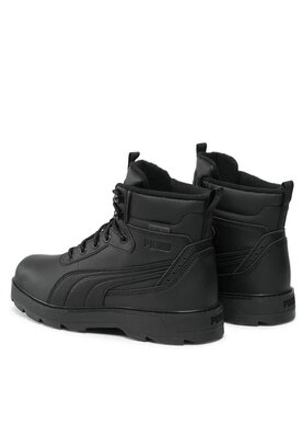 Puma Trapery Desierto v3 Puretex 393928 01 Czarny. Kolor: czarny. Materiał: skóra