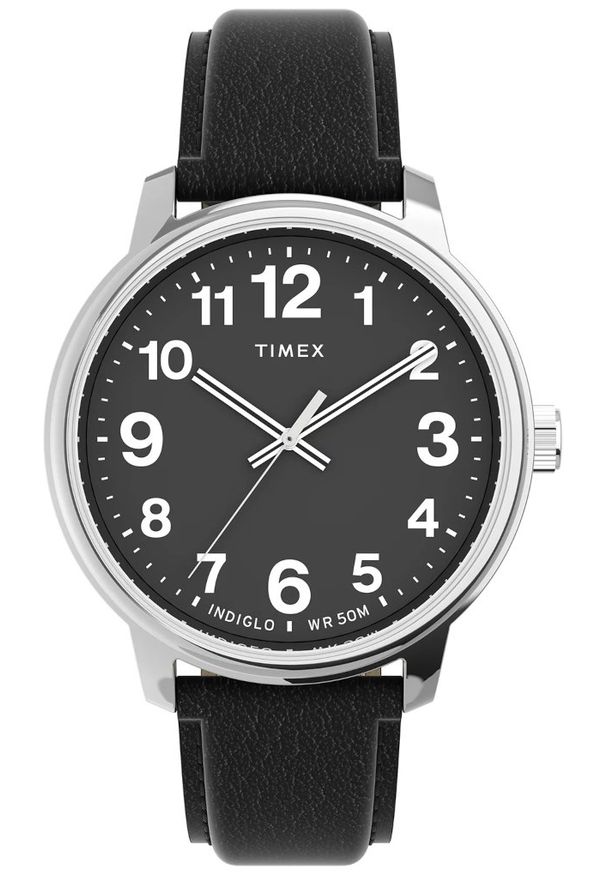 Timex - Zegarek Męski TIMEX Easy Reader Bold TW2V21400. Materiał: skóra. Styl: casual