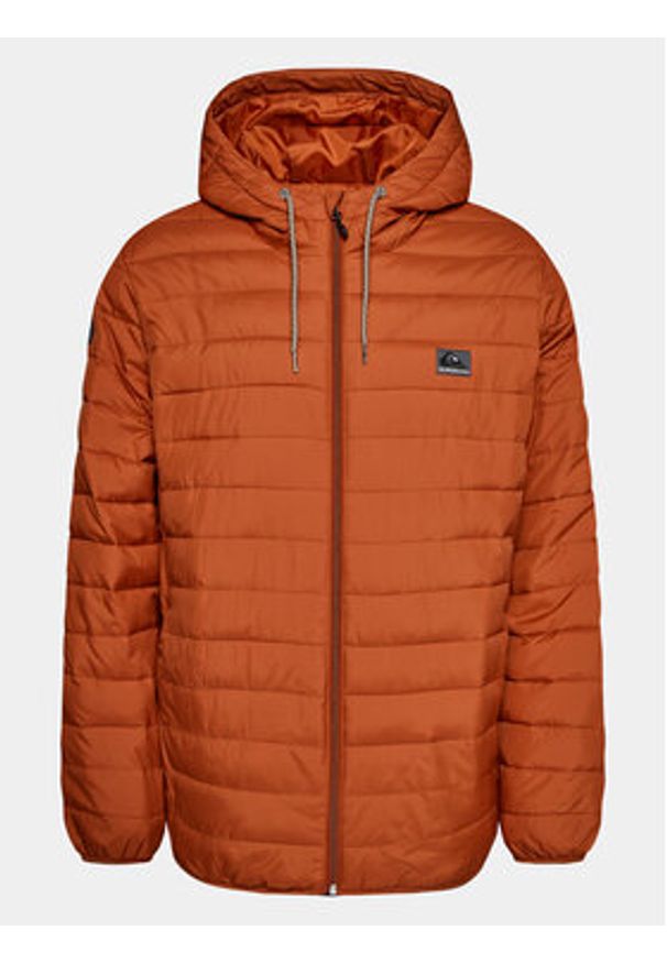 Quiksilver Kurtka przejściowa Scaly Hood Jckt EQYJK04008 Pomarańczowy Regular Fit. Kolor: pomarańczowy. Materiał: syntetyk