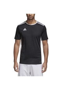 Adidas - Koszulka piłkarska męska adidas Entrada 18 Jersey. Kolor: biały, wielokolorowy, czarny. Materiał: jersey. Sport: piłka nożna