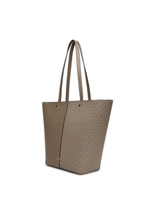 MICHAEL Michael Kors Torebka Flora 30T5GFFT3B Beżowy. Kolor: beżowy. Materiał: skórzane