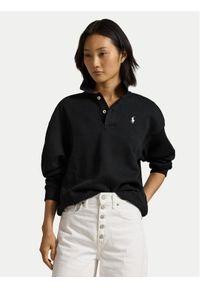 Polo Ralph Lauren Polo 211947966002 Czarny Regular Fit. Typ kołnierza: polo. Kolor: czarny. Materiał: bawełna #1