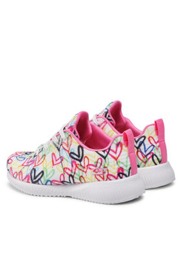 skechers - Skechers Sneakersy Starry Love 117092/WMLT Biały. Kolor: biały. Materiał: materiał