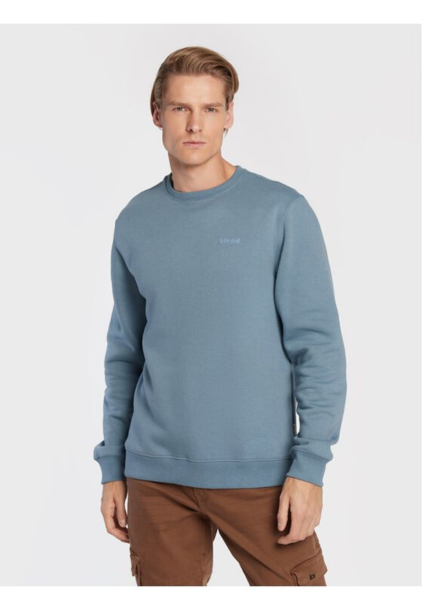 Blend Bluza Downton 20712522 Niebieski Regular Fit. Kolor: niebieski. Materiał: bawełna, syntetyk