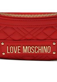 Love Moschino - LOVE MOSCHINO Saszetka nerka JC4003PP1HLA0500 Czerwony. Kolor: czerwony. Materiał: skóra