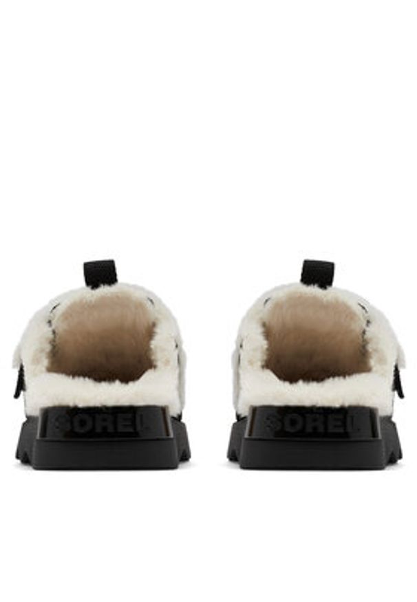 sorel - Sorel Kapcie Viibe Clog Suede Cozy 2048521010 Czarny. Kolor: czarny. Materiał: zamsz, skóra