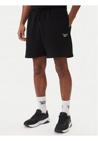 Reebok Komplet t-shirt i spodenki Baz RK25609CCM Czarny Regular Fit. Kolor: czarny. Materiał: bawełna #4