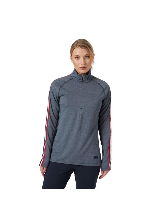 Bluza damska 1/2 zip Helly Hansen edge. Kolor: niebieski