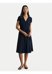 Lauren Ralph Lauren - LAUREN RALPH LAUREN Sukienka koktajlowa 200P13812002 Granatowy Regular Fit. Kolor: niebieski. Materiał: syntetyk. Styl: wizytowy #1