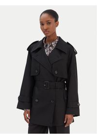 JOOP! Trencz Carrie 30101902 Czarny Regular Fit. Kolor: czarny. Materiał: syntetyk #1