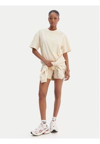 Reebok T-Shirt Reebok x Ewa Chodakowska Anka RK25611CCW Beżowy Relaxed Fit. Kolor: beżowy. Materiał: bawełna #3