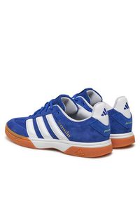 Adidas - adidas Buty halowe Spezialist JH8776 Granatowy. Kolor: niebieski. Materiał: skóra, zamsz #4