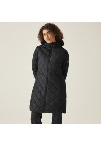 Parka damska Regatta Fritha III. Kolor: czarny. Materiał: puch. Sport: turystyka piesza #1