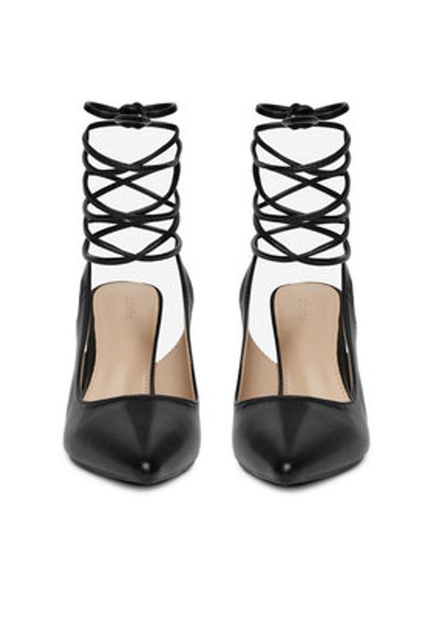 DeeZee Czółenka HLL-31 Czarny. Kolor: czarny. Materiał: materiał