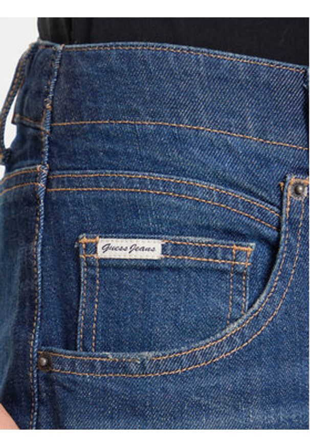 Guess Jeans Jeansy W5BA3O D0026 Niebieski Boyfriend Fit. Kolor: niebieski