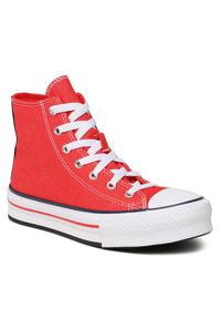 Converse Trampki Chuck Taylor All Star EVA Lift A06019C Czerwony. Kolor: czerwony. Materiał: materiał