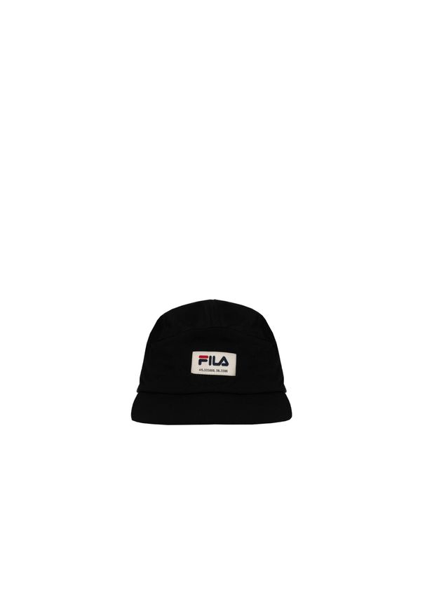 Fila - Czapka z daszkiem bejsbolówka unisex Tangier. Kolor: czarny. Materiał: poliester