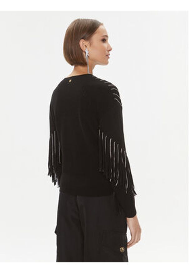 Pinko Sweter Libellula 102082 A19L Czarny Regular Fit. Kolor: czarny. Materiał: syntetyk