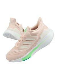 Adidas - Buty adidas EQ21 Run W GY2205 różowe. Zapięcie: sznurówki. Kolor: różowy. Materiał: skóra ekologiczna, guma. Szerokość cholewki: normalna. Sport: bieganie