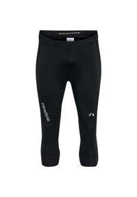 NewLine - Legging 3/4 Newline Core. Kolor: czarny. Materiał: jersey, dzianina. Sport: fitness