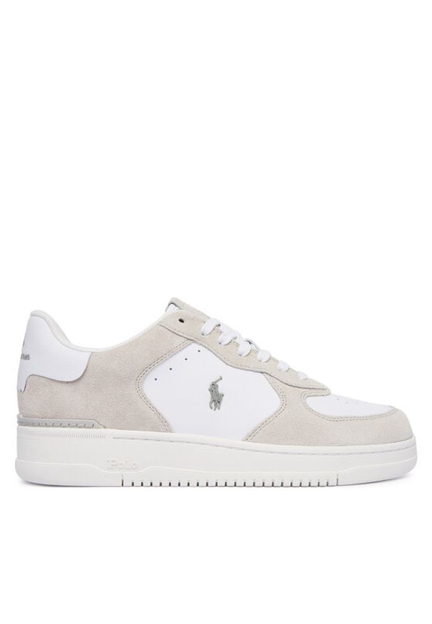 Polo Ralph Lauren Sneakersy 809P07174001 Beżowy. Kolor: beżowy. Materiał: zamsz, skóra